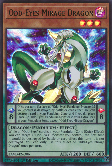 Odd-Eyes Mirage Dragon (LAVD-ENO06)