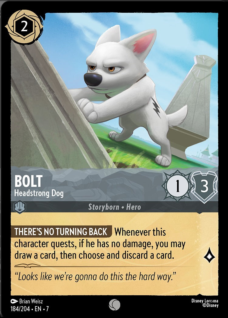 Bolt - Headstrong Dog (Archazia's Island - 184/204) Common