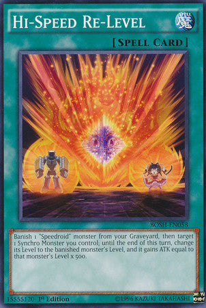 Hi-Speed Re-Level (BOSH-EN058) Common - Near Mint 1st Edition