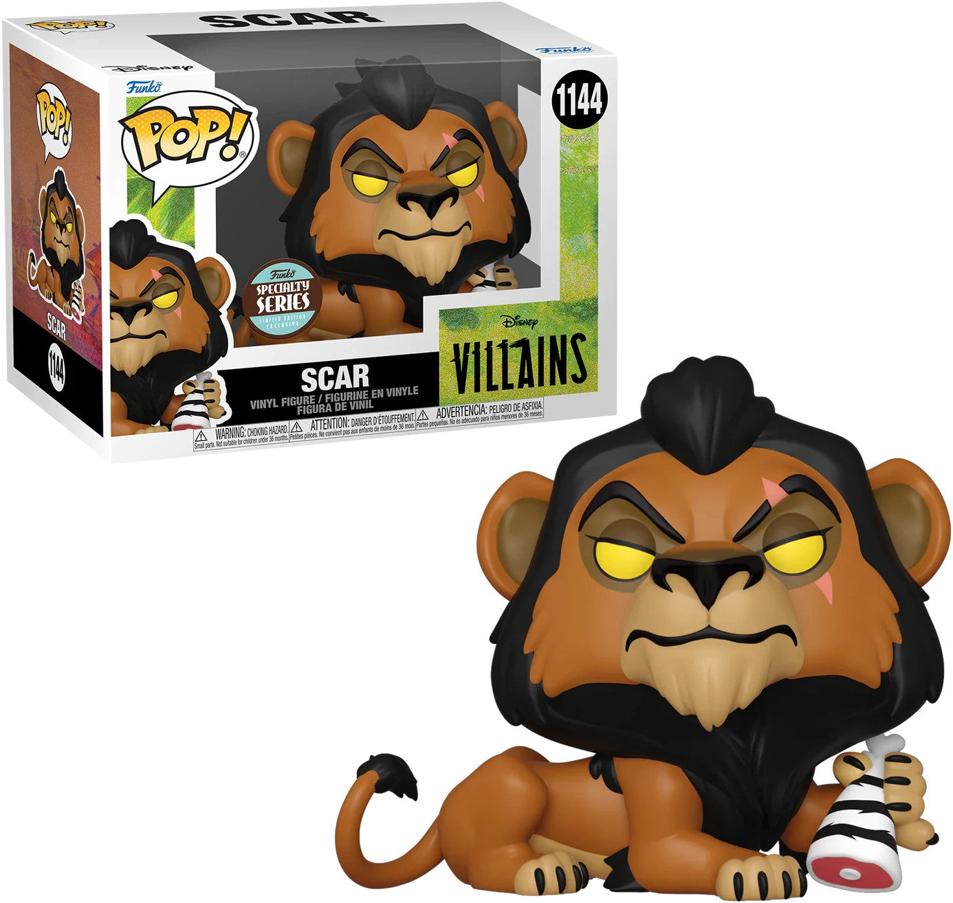 POP Figure: Disney Villains #1144 - Scar (Specialty Series)