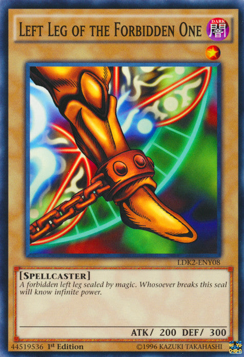 Left Leg of the Forbidden One (LDK2-ENY08) Common - Near Mint 1st Edition