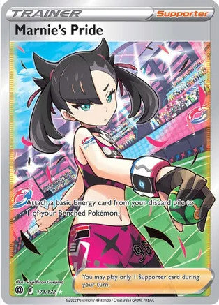 Marnie's Pride (Full Art) - 171/172 (SWSH09) Ultra Rare - Near Mint Holofoil