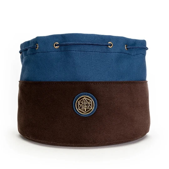 Critical Role: Vox Machina - Bailey's Dice Bag of Hoarding: Blue/Brown (OOP)