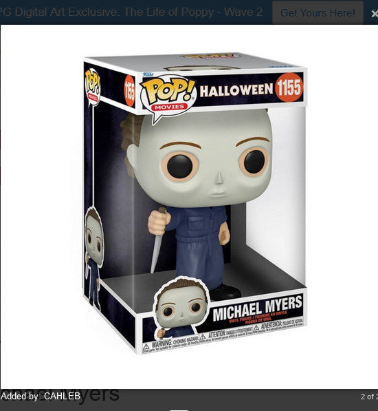 POP Figure (10 Inch): Horror Halloween #1155 - Michael Myers (Specialty Series)