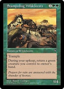 Stampeding Wildebeests (VIS-U)