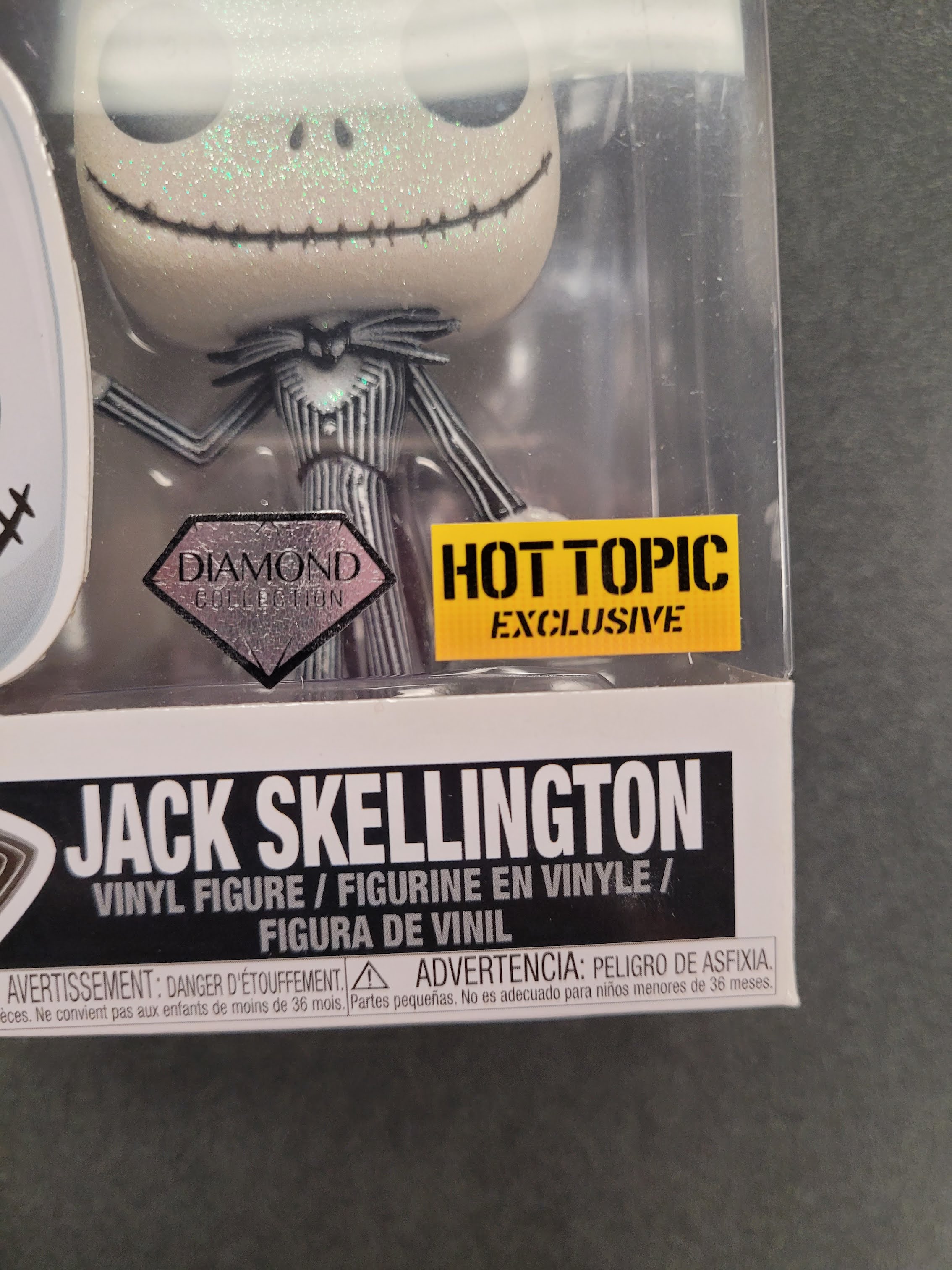 POP Figure: Disney #0015 - Jack Skellington (Diamond Hot Topic Exclusive)