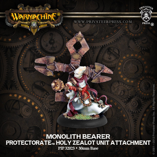 Warmachine: Protectorate - Monolith Bearer, Unit Attachment (Metal)