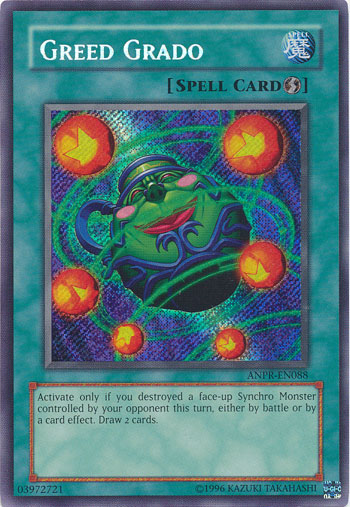 Greed Grado (ANPR-EN088) Secret Rare - Near Mint Unlimited