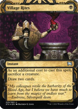 Village Rites (STA-U-FOIL-ETCHED)