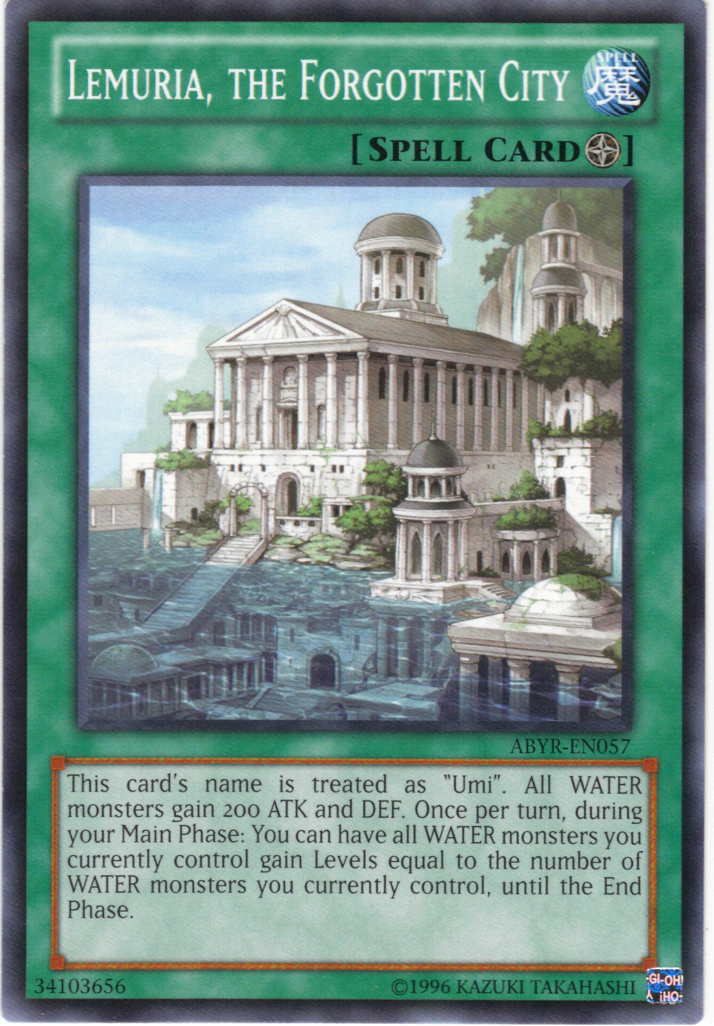 Lemuria, the Forgotten City (ABYR-EN057) Common - Near Mint Unlimited