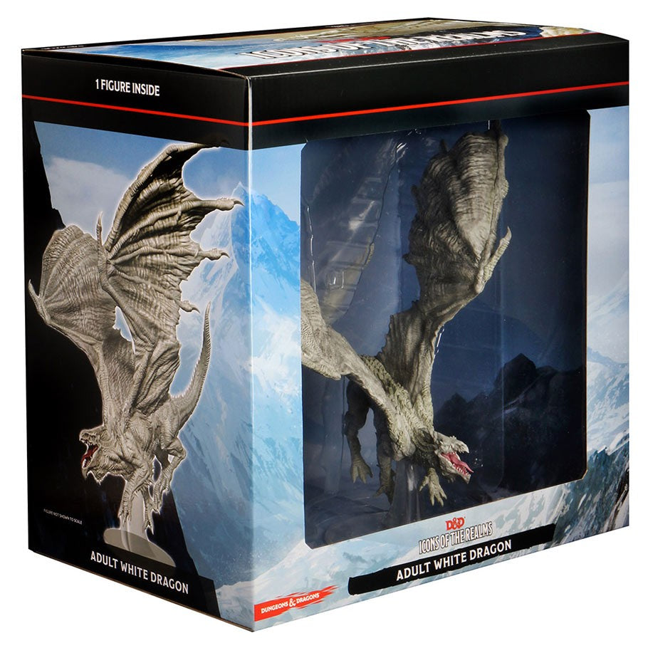 D&D Miniatures: Icons of the Realms - Premium Figure: Adult White Dragon