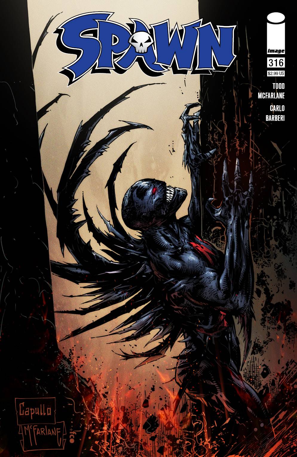 SPAWN #316 CVR B CAPULLO & MCFARLANE