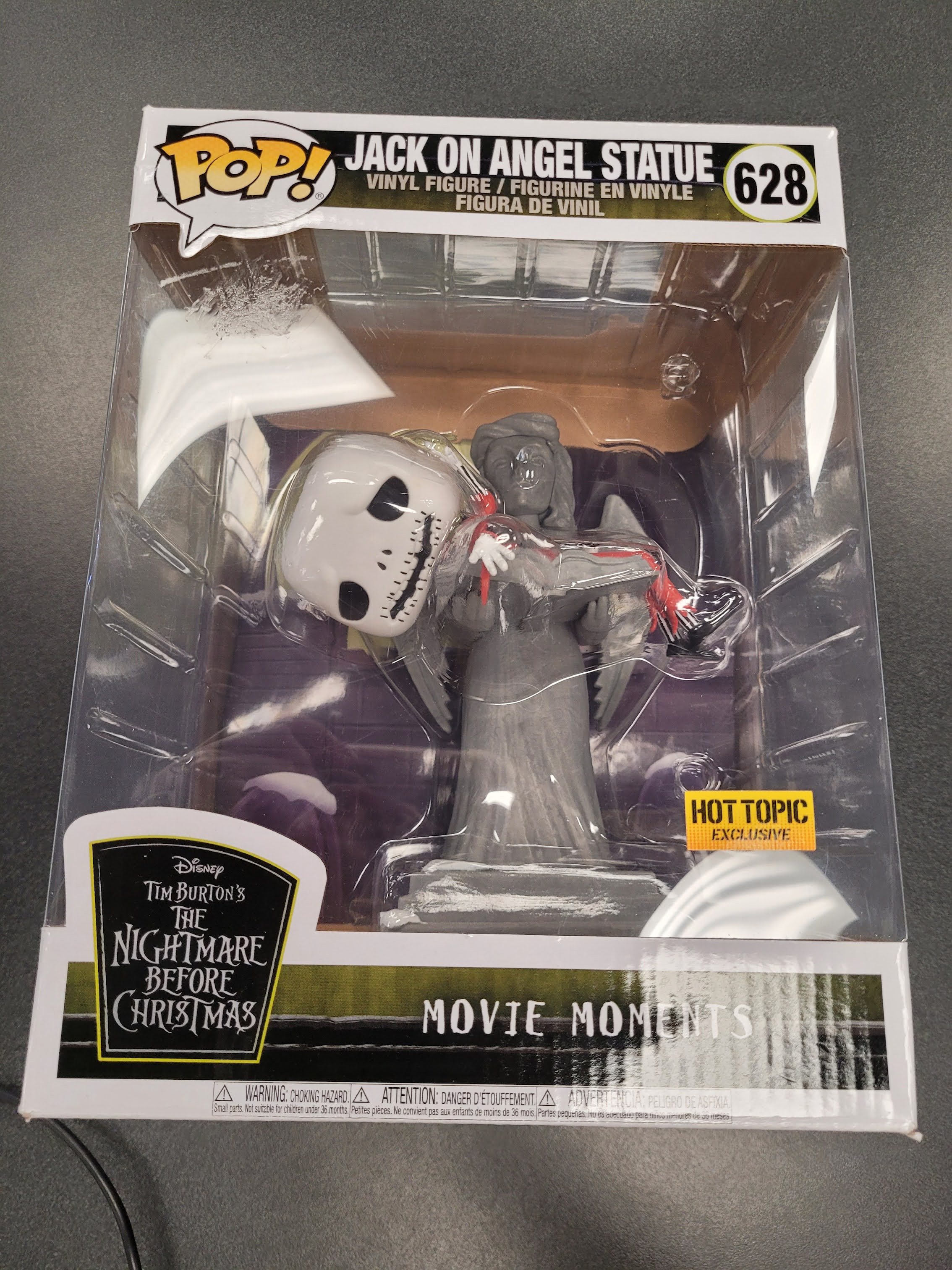 POP Figure Moment: Disney #0628 Nightmare Before Christmas - Jack on Angel Statue (Hot Topic Exclusive)