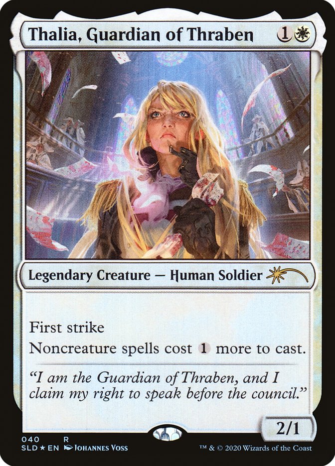 Thalia, Guardian of Thraben #040 (SLD-R-FOIL)