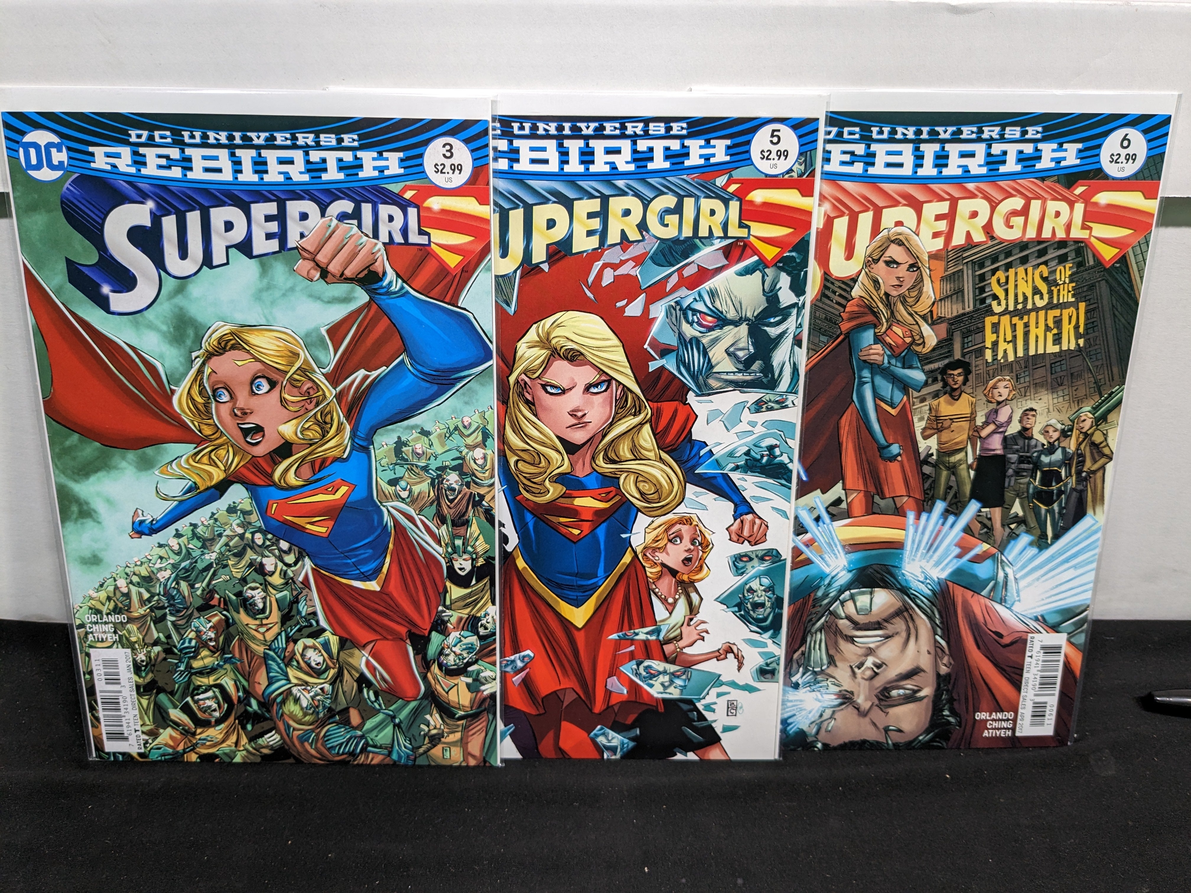 Supergirl (2016) #1-3, 5-7, 16-20, 33-35, 37 Comic Bundle