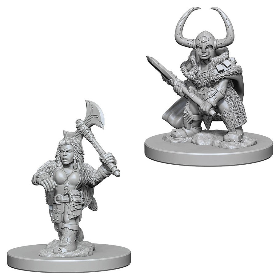 D&D: Nolzur's Marvelous Miniatures - Dwarf Female Barbarian (72645)