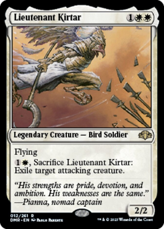 Lieutenant Kirtar (DMR-R)