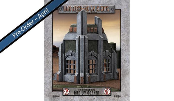 Battlefield in a Box (BB598) - Gothic Industrial: Medium Corner