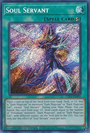 Soul Servant (LDS3-EN095) Secret Rare Limited Edition