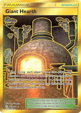 Giant Hearth - 263/236 (CEC) Secret Rare - Light Play Holofoil