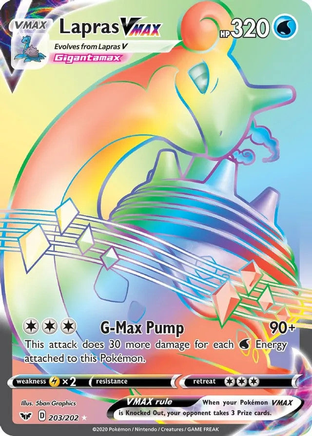 Lapras VMAX (203/202) Secret Rare