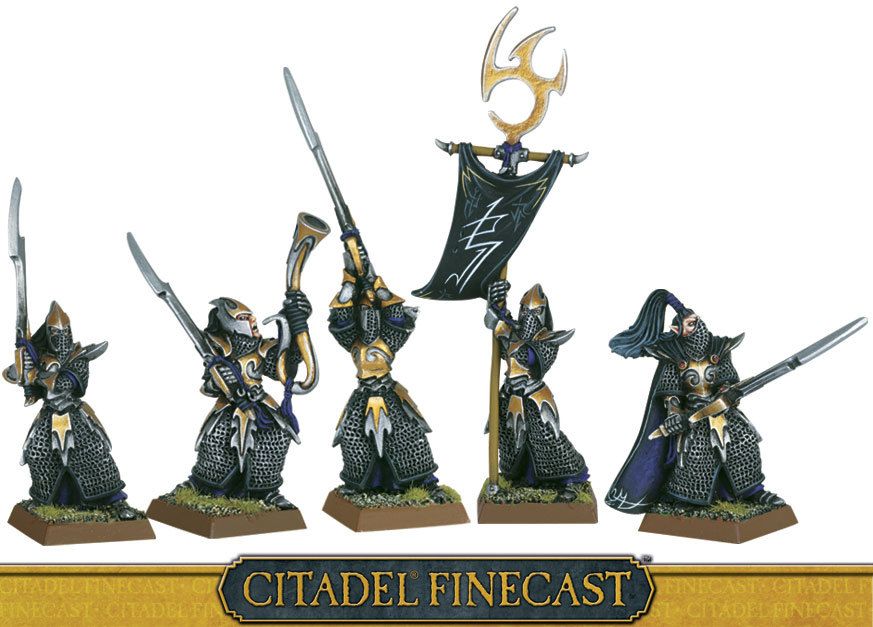 WFB: Dark Elf - Executioners (5) (Finecast)