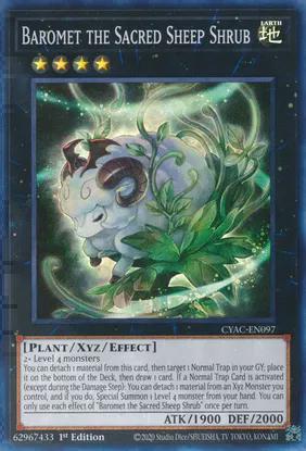 Baromet the Sacred Sheep Shrub (CYAC-EN097) Super Rare - Near Mint 1st Edition