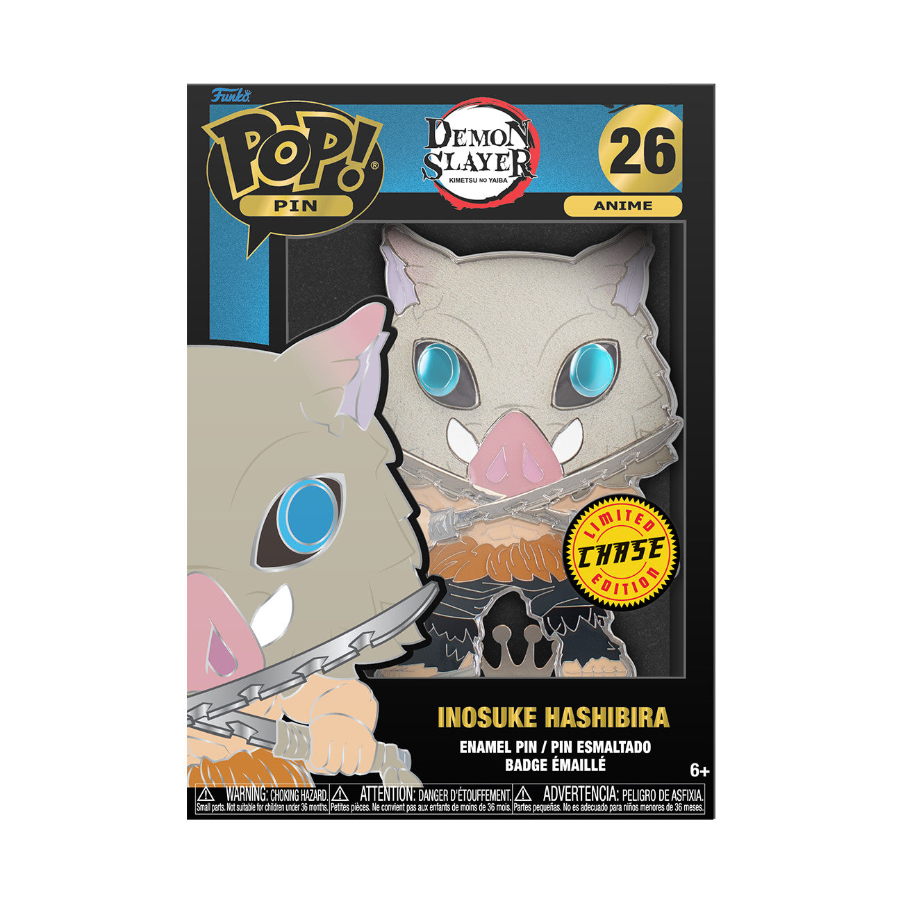 POP Figure Pins Large - Demon Slayer #26 Inosuke Hashibira (Chase Limited Edition)