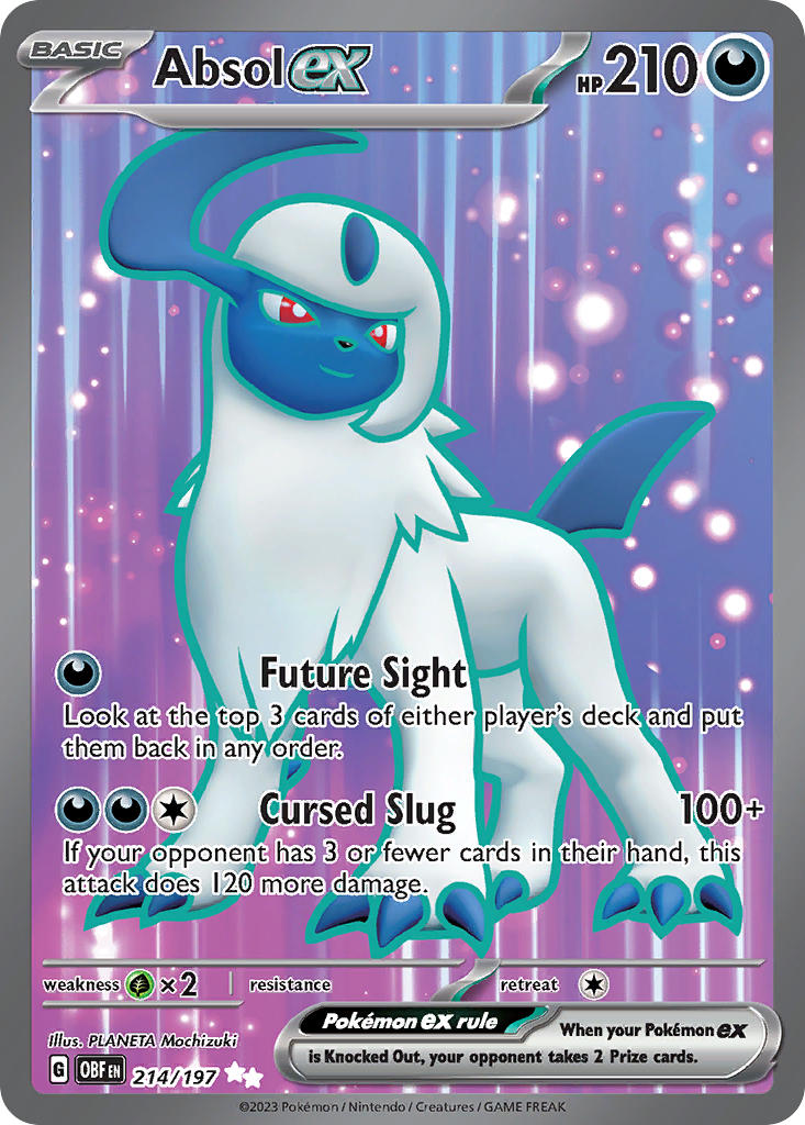 Absol ex - 214/197 (OBF) Ultra Rare - Near Mint Holofoil