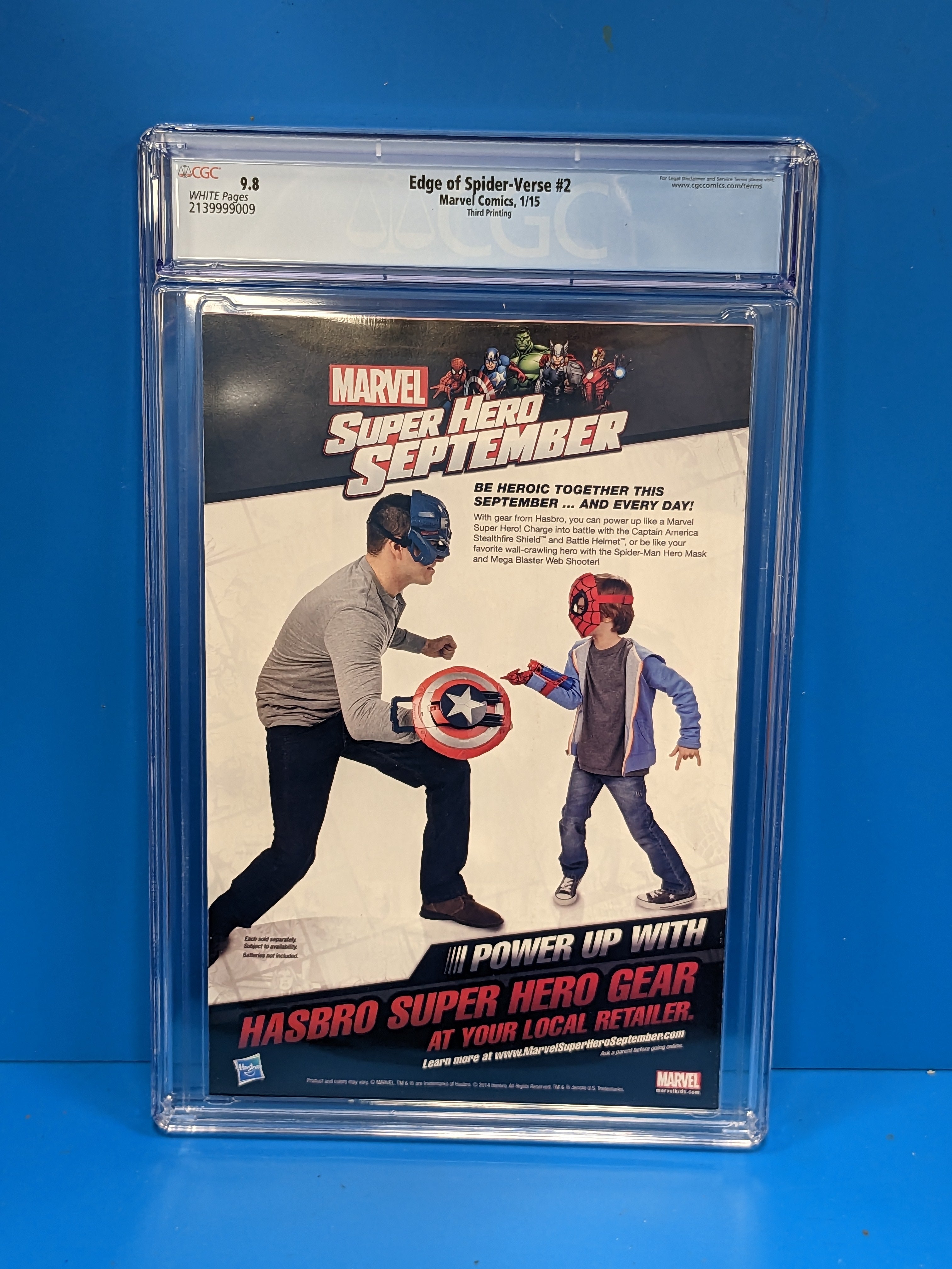 Edge of Spider-Verse (2014 Series) #2 (CGC 9.8) 1st App Spider-Gwen, 3rd Print