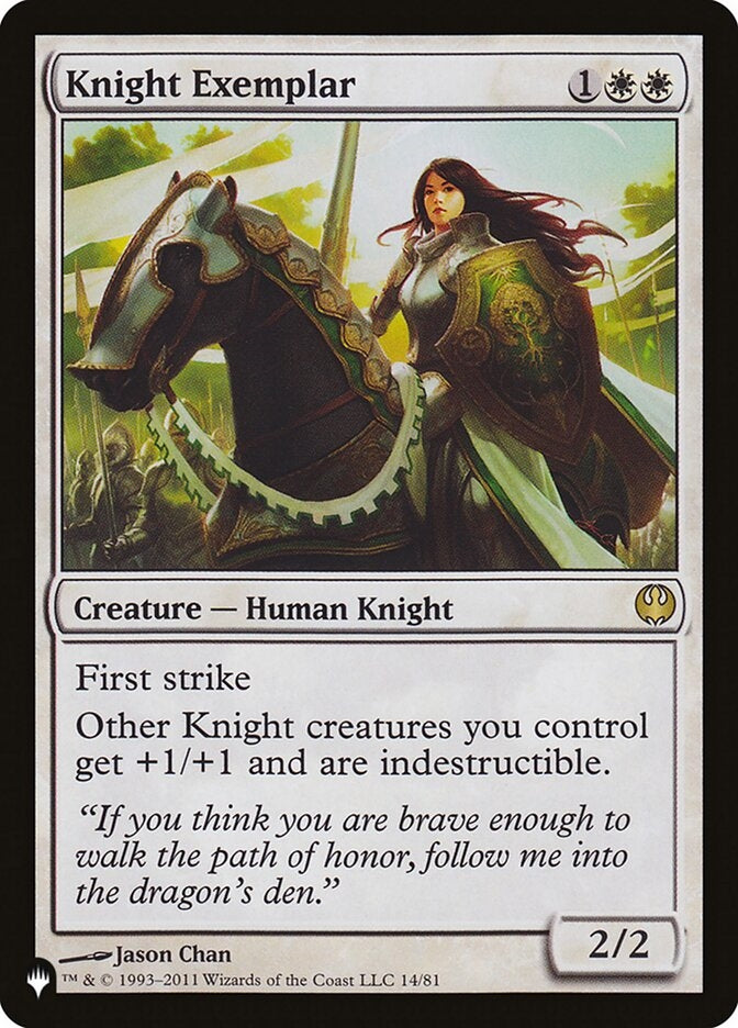 Knight Exemplar (M11-R-LIST)