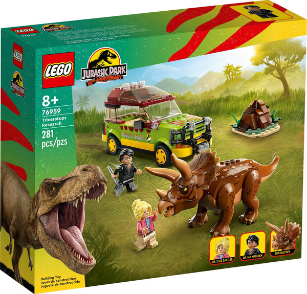 Lego: Jurassic Park 30th Anniversary - Triceratops Research (76959)