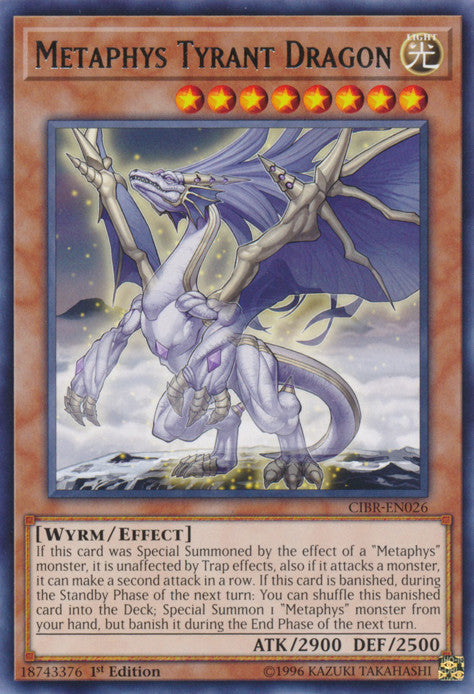 Metaphys Tyrant Dragon (CIBR-EN026) Rare - Near Mint 1st Edition