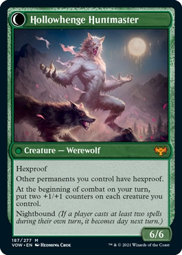 Avabruck Caretaker // Hollowhenge Huntmaster (VOW-M)