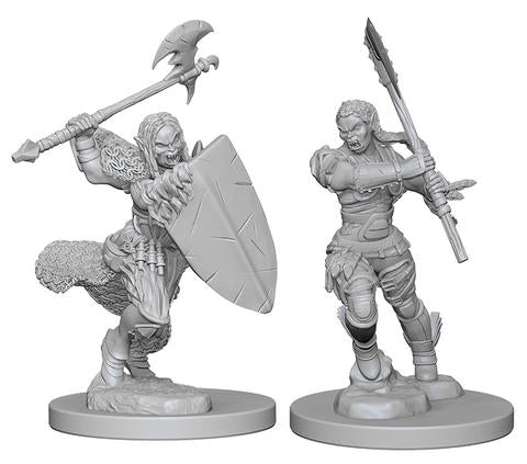Pathfinder Battles: Deep Cuts - Half-Orc Female Barbarian (72614)
