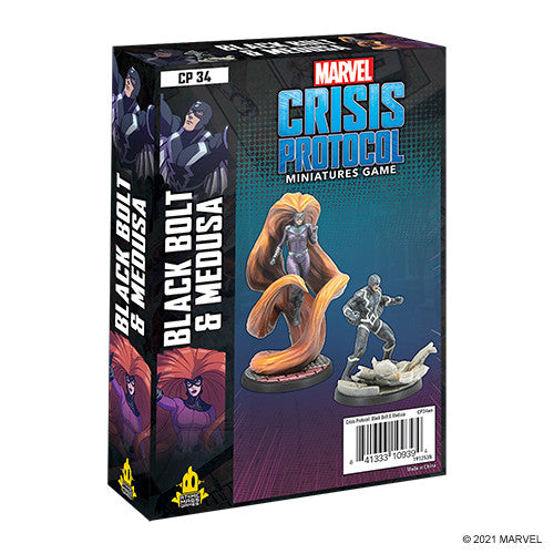 Marvel: Crisis Protocol (CP34) - Character Pack: Black Bolt & Medusa