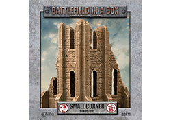 Battlefield in a Box (BB611) - Gothic Battlefields: Small Corner - Sandstone 30mm