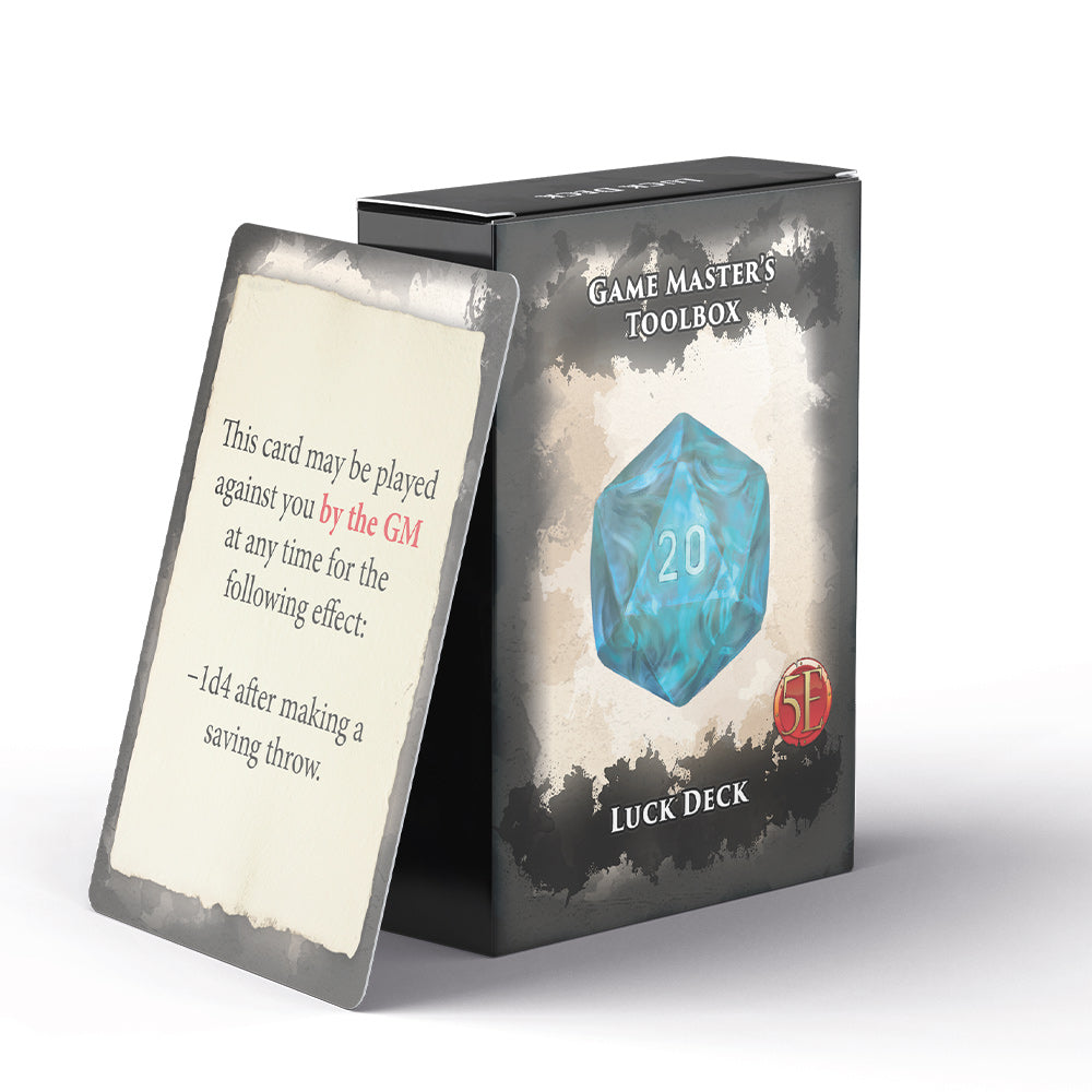 D&D 5E OGL: Game Master's Toolbox - Luck Deck