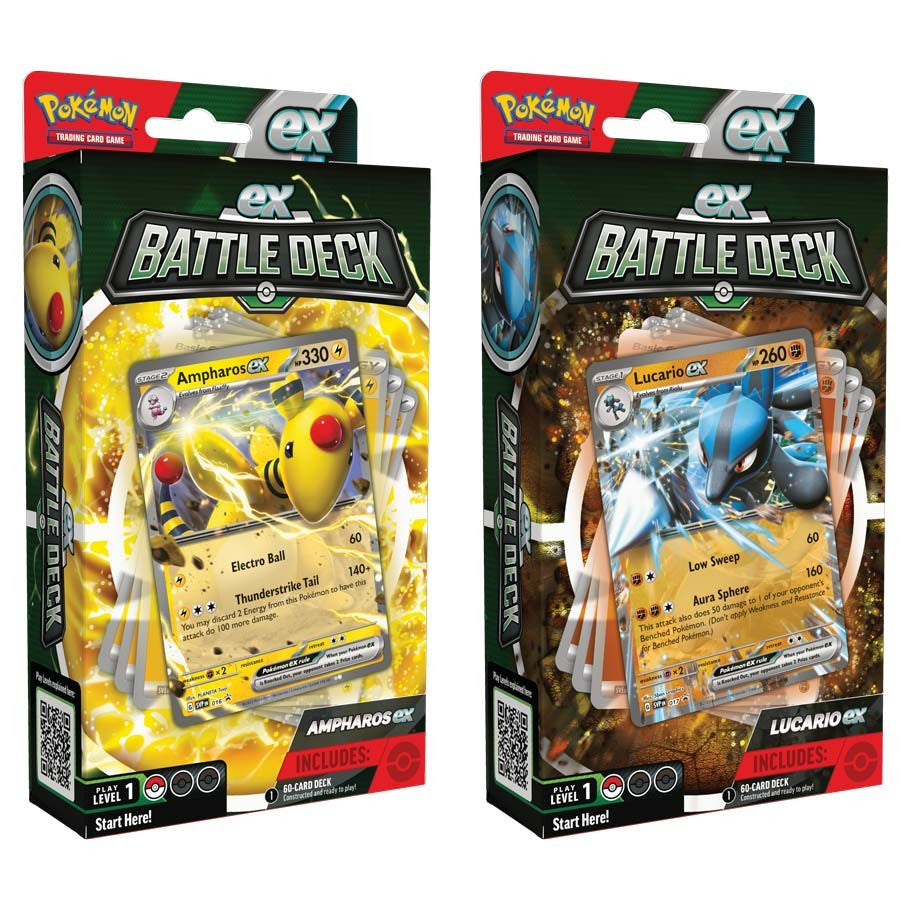 Pokemon TCG: EX Battle Deck - Ampharos EX / Lucario EX: Display