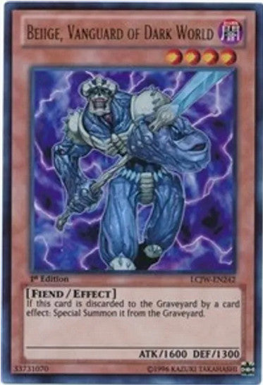 Beiige, Vanguard of Dark World (LCJW-EN242) Ultra Rare - Near Mint 1st Edition
