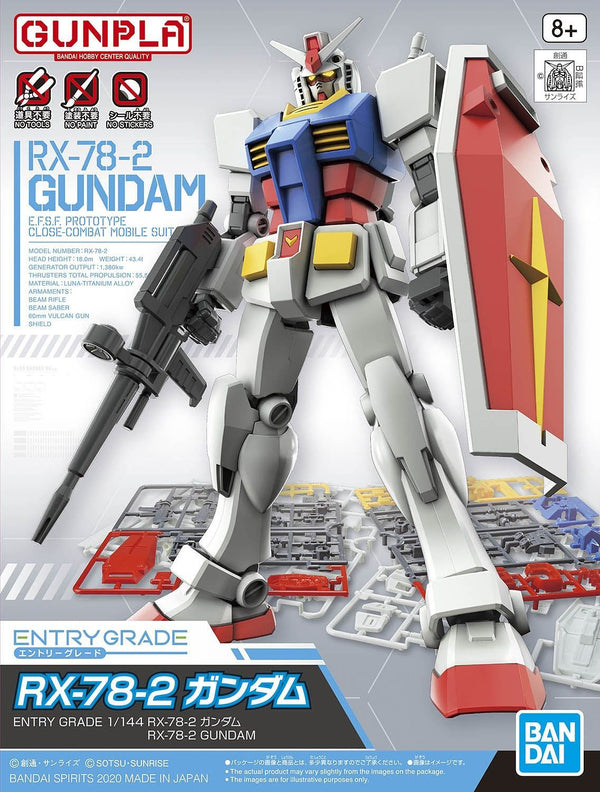 1/144 (EG): Mobile Suit Gundam - EX1 RX-78-2 Gundam E.F.S.F. Prototype Close-Combat Mobile Suit