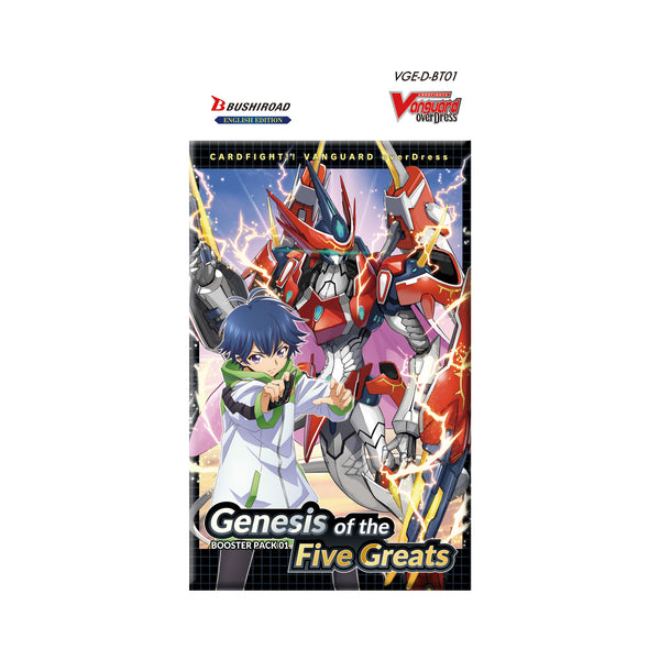 Cardfight!! Vanguard overDress: Booster Pack 01 - Genesis of the Five Greats