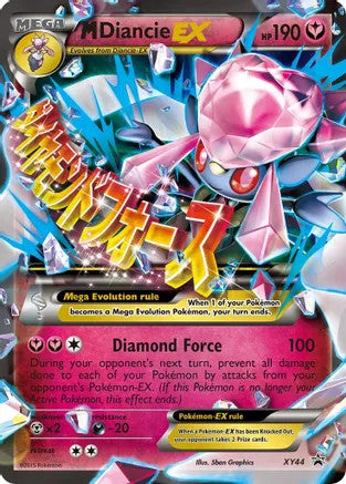 M Diancie EX - XY44 (XY:PR) Promo - Light Play Holofoil