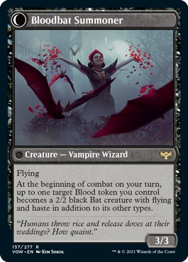 Voldaren Bloodcaster // Bloodbat Summoner (VOW-R)