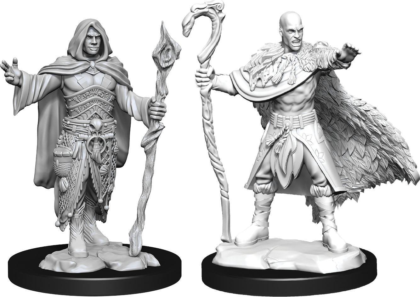 D&D: Nolzur's Marvelous Miniatures - Human Druid Male (90221)