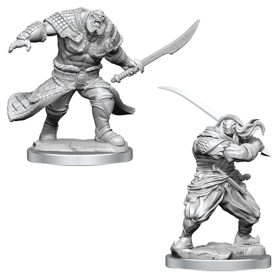 MTG: Unpainted Miniatures - Zurgo Helmsmasher & UnyieldingKrumar (90397)
