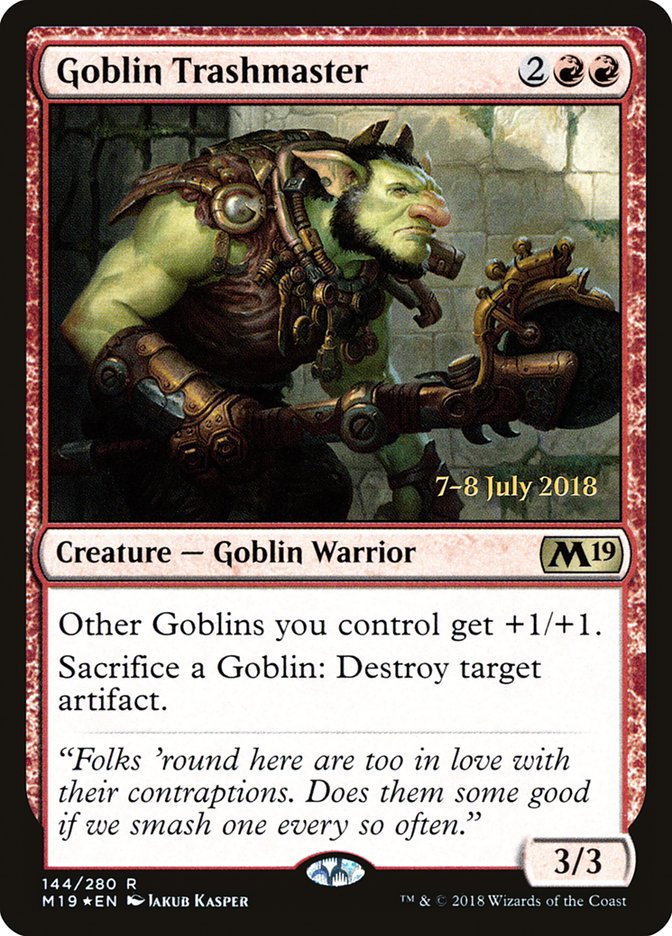 Goblin Trashmaster (M19-PRE-FOIL)