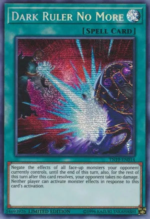 Dark Ruler No More (TN19-EN014) Secret Rare - Near Mint Limited Edition