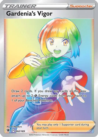 Gardenia's Vigor - 202/189 (SWSH10) Secret Rare - Near Mint Holofoil