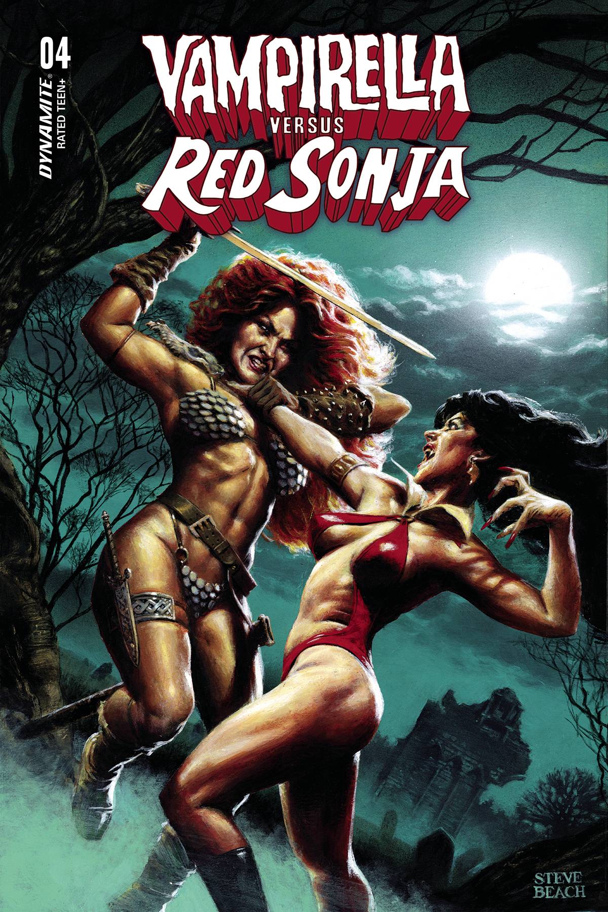 VAMPIRELLA VS RED SONJA #4 CVR C BEACH